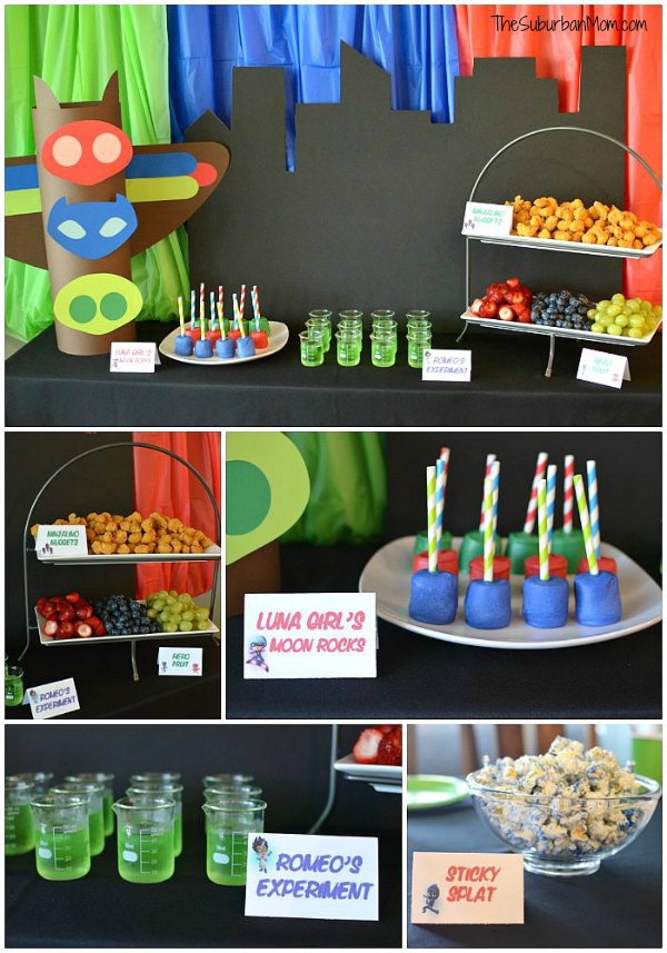 PJ Masks Birthday Party Ideas And Free Printables The Suburban Mom PJ Masks Birthday Party Ideas And Free Printables The Suburban Mom