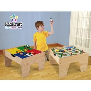TheSuburbanSanta KidKraft 2 in 1 LEGO Compatible Train Activity