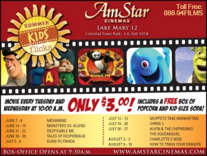 Amstar Cinemas Summer Kid's Flicks - TheSuburbanMom