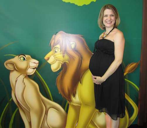 Simba and Nala at Lion King Premiere