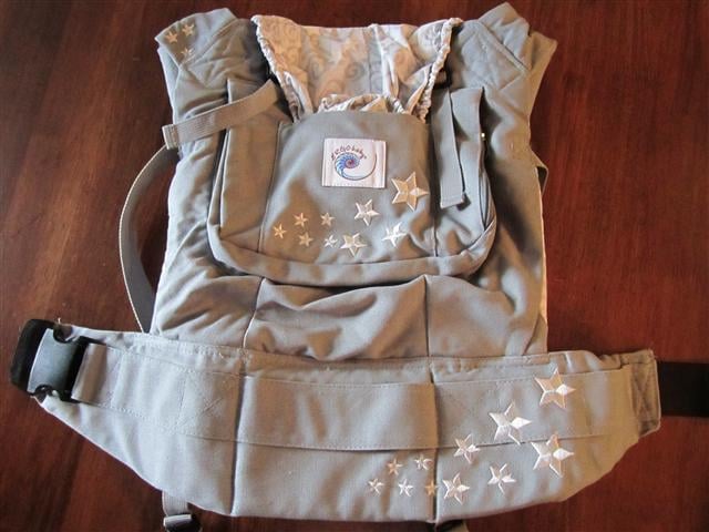 ergo baby carrier gray with stars