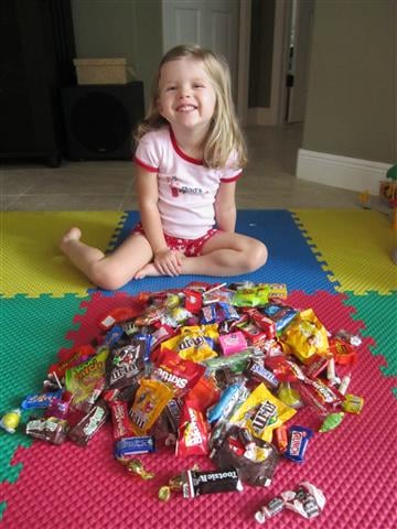 Candy Haul from Mickey's Not So Scary