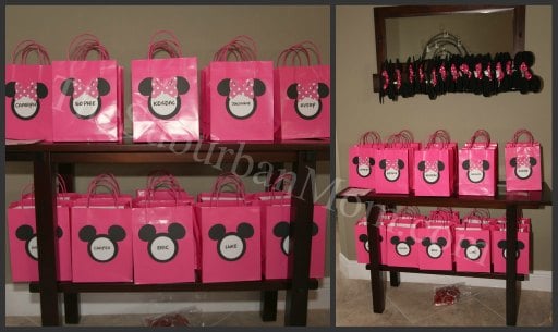 Minnie Mickey Mouse Goodie Bags
