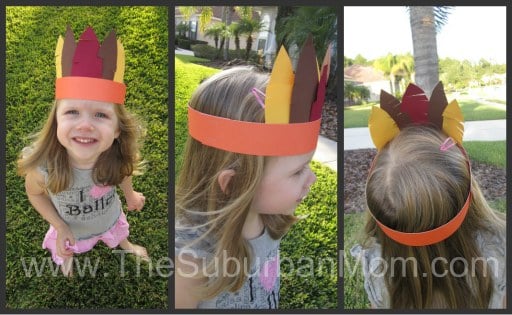 Thanksgiving Crown Kid Craft