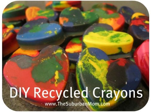 DIY Recycled Heart Crayons. - DomestikatedLife