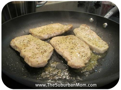 Lemon Pepper Pork Piccata