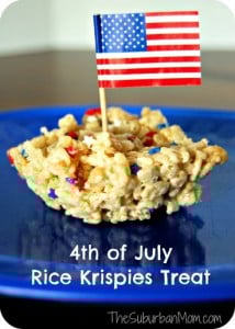 4th of July Rice Krispies Treat