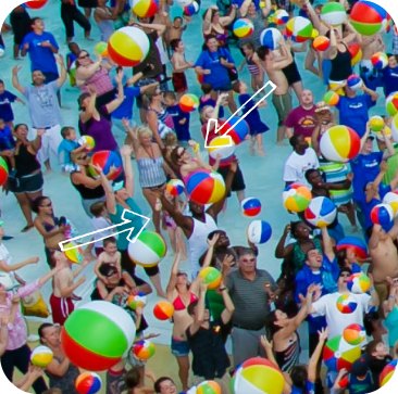 Legoland water park beach ball guinness book record