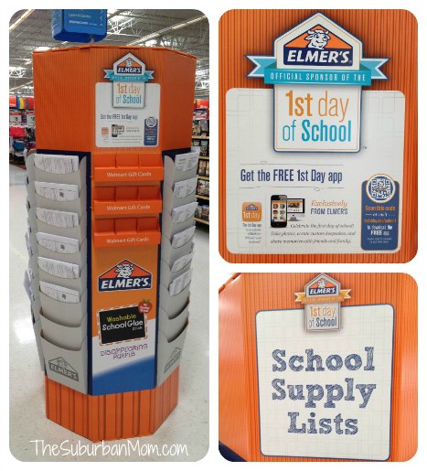 1sy Day of School App Walmart Elmers