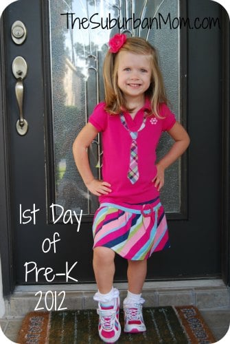 1st day of school pre-k