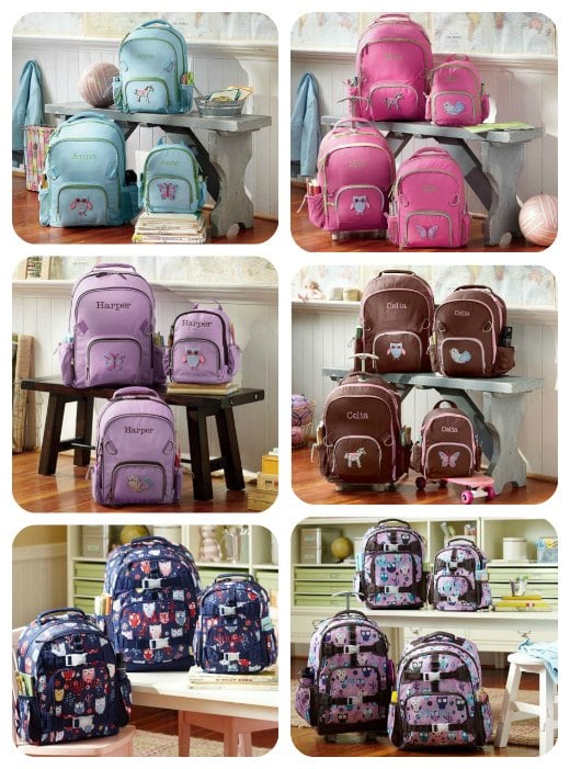 Pottery barn owl backpack sales