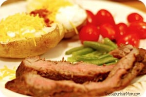 Grilled Steak Dinner Receipe