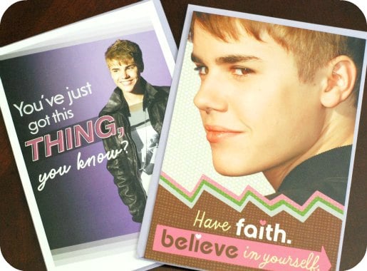 Hallmark Justin Bieber