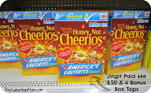 Honey Nut Cheerios General Mills Box Tops Education
