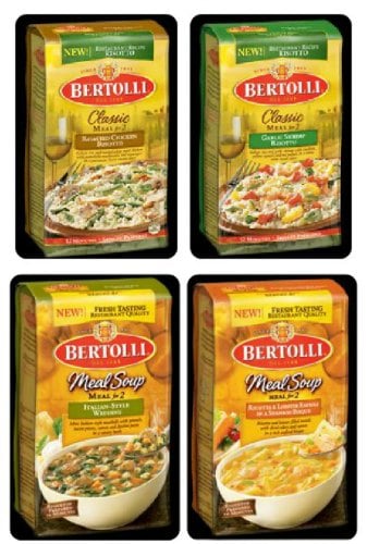 bertolli rissoto meal soup dinner