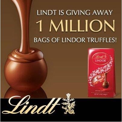 Free Lindt Lindor Chocolate Truffle