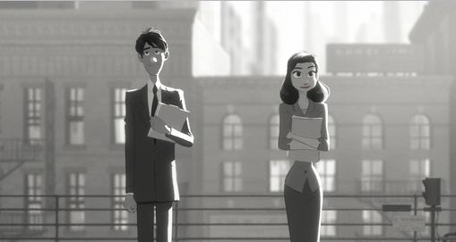 Disney Paperman George Meg