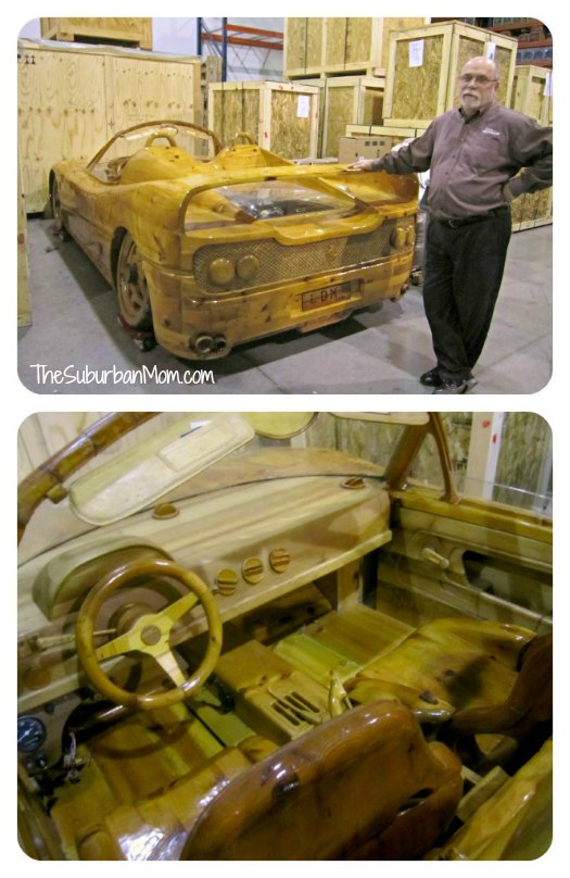 Ripley's Believe it or Not Wood Carved Ferrari