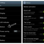 Samsung Galaxy S3 Motion Gestures