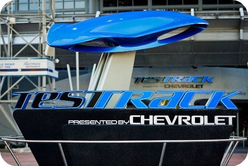 Test Track Cheverolet Disney Epcot