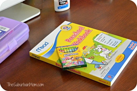 Mead Preschool Workbook Learn to Read