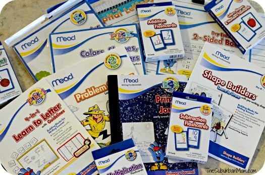 Mead Writing Fundamentals Workbooks Flash Cards