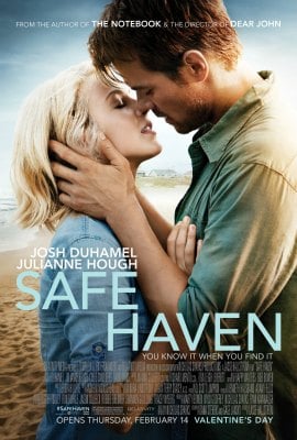 Safe Haven Movie Poster Josh Duhamel Jullianne Hough