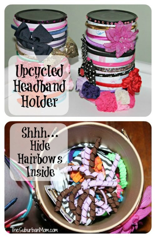 DIY Upcycled Headband Hairbow Holder Tutorial