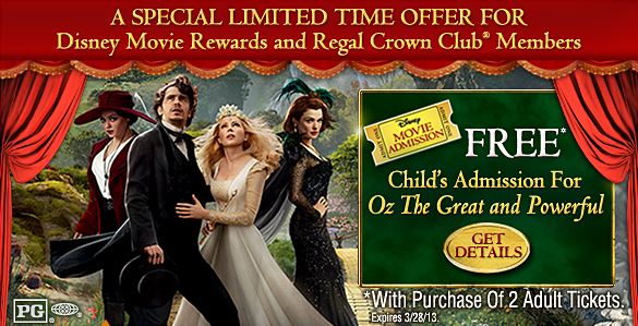 Free Movie Ticket Disney Oz