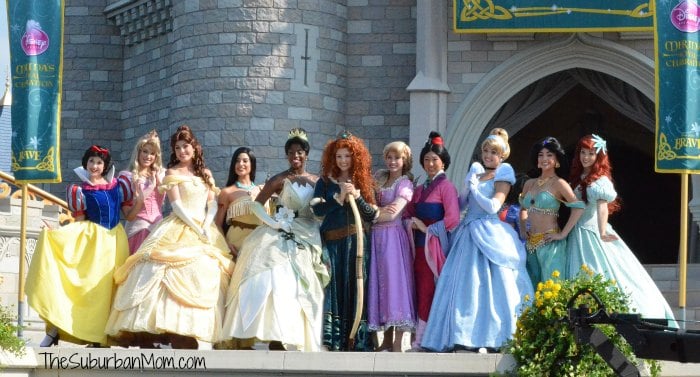 Disney Princesses Snow White Aurora Belle Pocahontas Tiana Merida Rapunzel Mulan Cinderella Jasmine Ariel