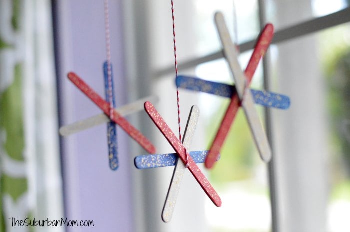 Popsicle Stick 4th of July Fireworks