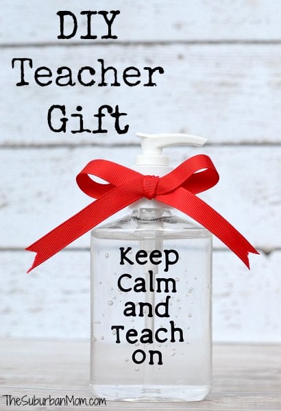 DIY Teacher Gift Keep Calm And Teach On