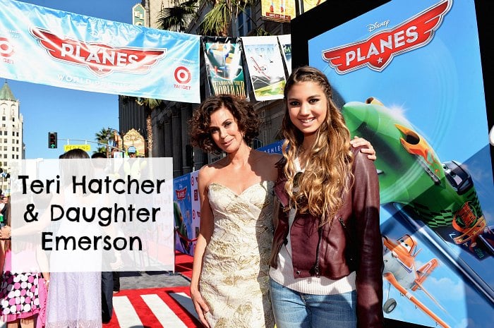 Teri Hatcher Daughter Emerson Disney Planes Red Carpet