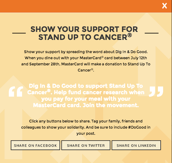 MasterCard Dig In & Do Good Show Support #MC