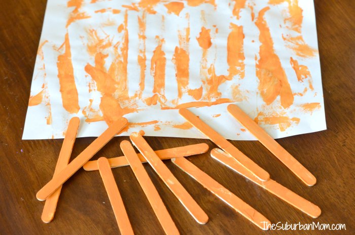 Painted Popsicle Sticks