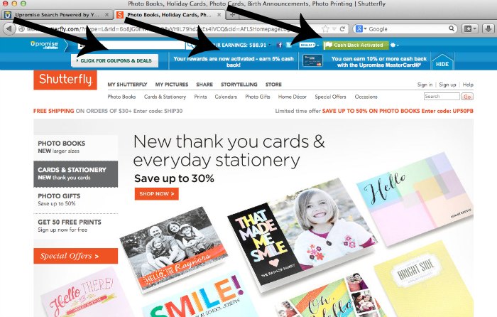 Upromise Cash Back toolbar RewardU