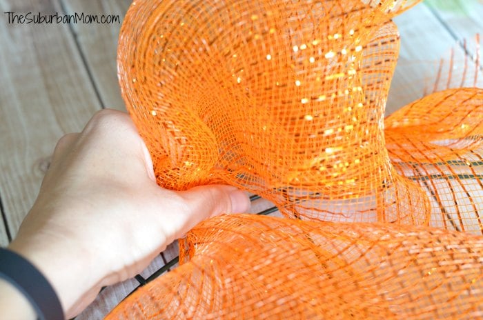 Deco Mesh Wreath Craft Tutorial