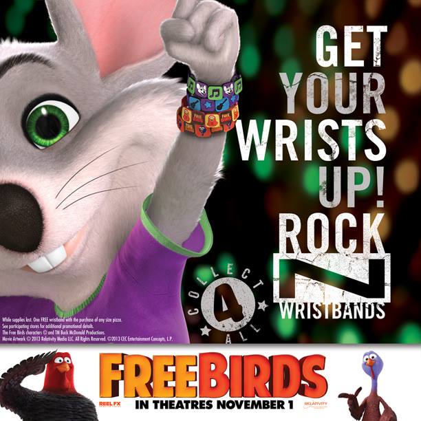 Free Birds Chuck E Cheese