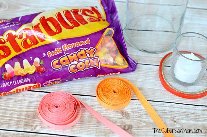 Starburst Candy Corn Halloween Craft