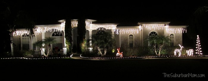 Christmas Lights At Night
