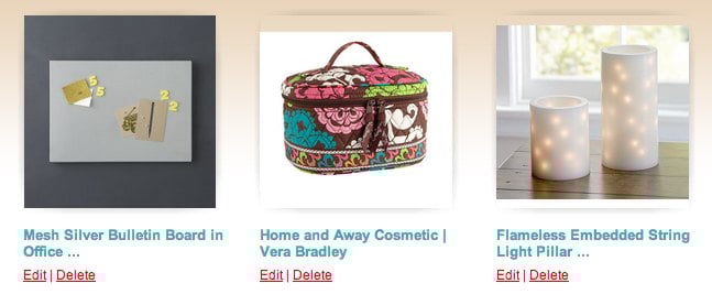 Pick UR Gift Shopping List