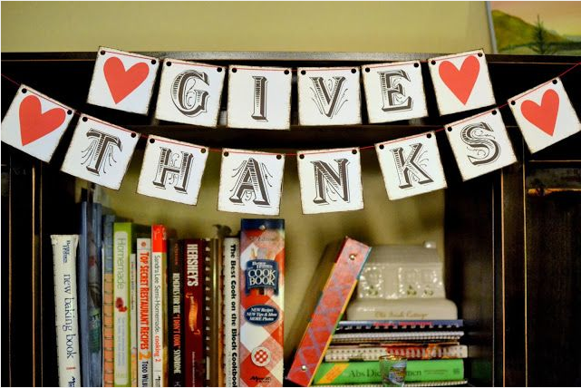 Thanksgiving Free Printable Banner 6