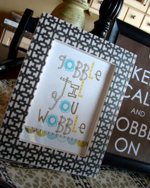 Thanksgiving Free Printable Sign Gobble