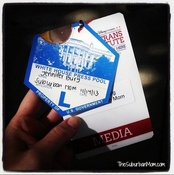 White House Press Pool Badge