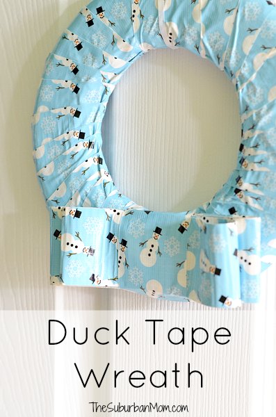 Duck Tape Wreath Tutorial