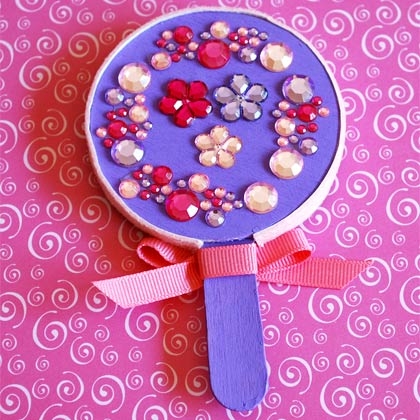 Miss Piggy Mirror Muppets Craft