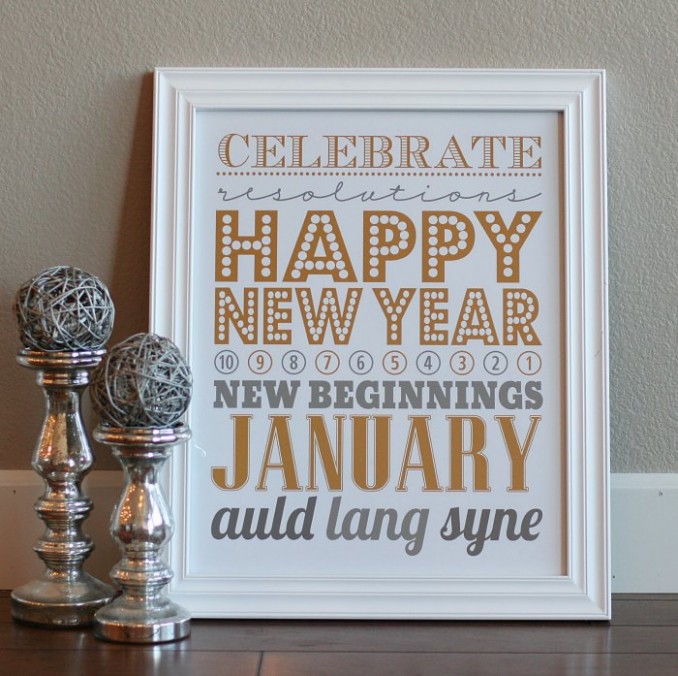 10 New Year's Eve Free Printables
