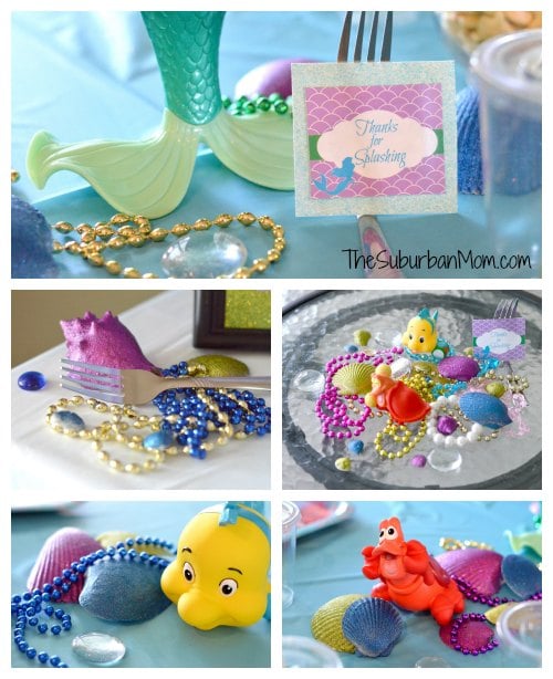 The Little Mermaid Ariel Birthday Party Ideas Food Crafts