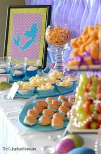Little Mermaid Birthday Party decorations