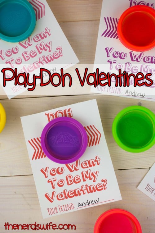 Play Doh Valentines